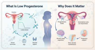 what causes of low progesterone