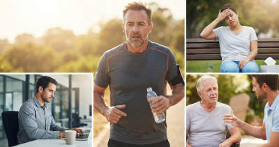 how does dehydration affect blood pressure levels