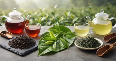 Difference between black tea and green tea