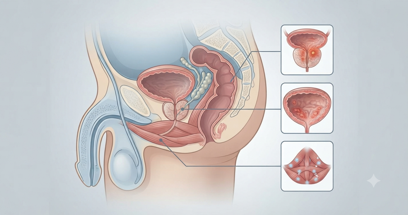 Pelvic Disease in Men: Causes, Symptoms, Diagnosis, and Treatment Pelvic Disease in Men: Causes, Symptoms, Diagnosis, and Treatment
