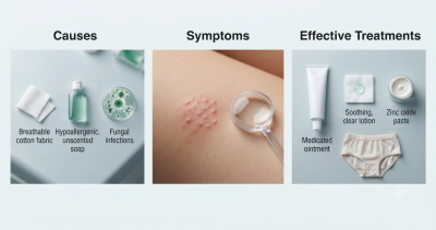 What causes yeast diaper rash
