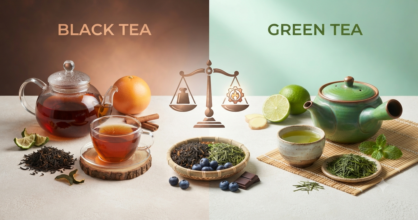 Black Tea vs Green Tea: Which One Is Better for Weight Loss? Black Tea vs Green Tea: Which One Is Better for Weight Loss?